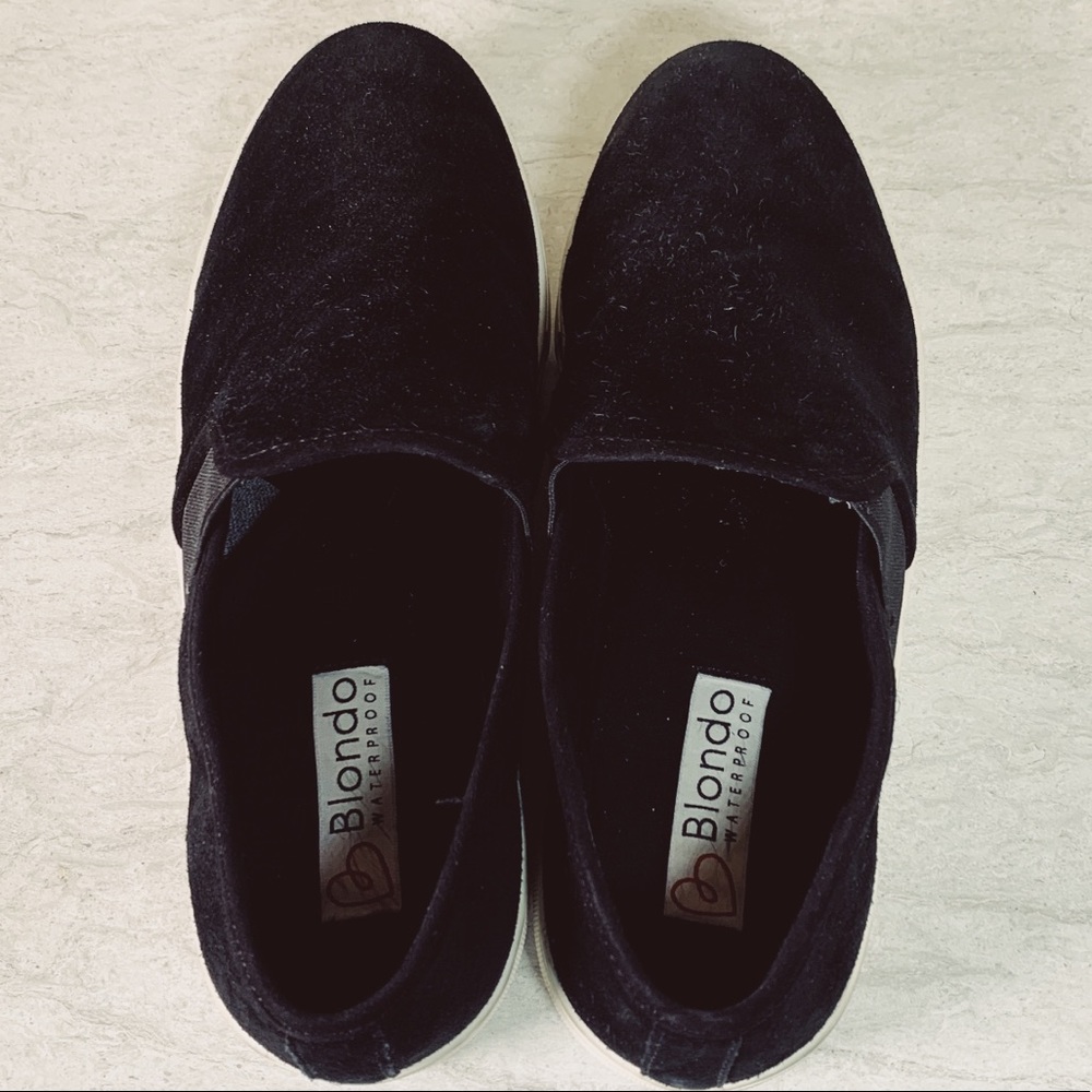 BLONDO Waterproof Slip On Glance Sneaker Suede 10